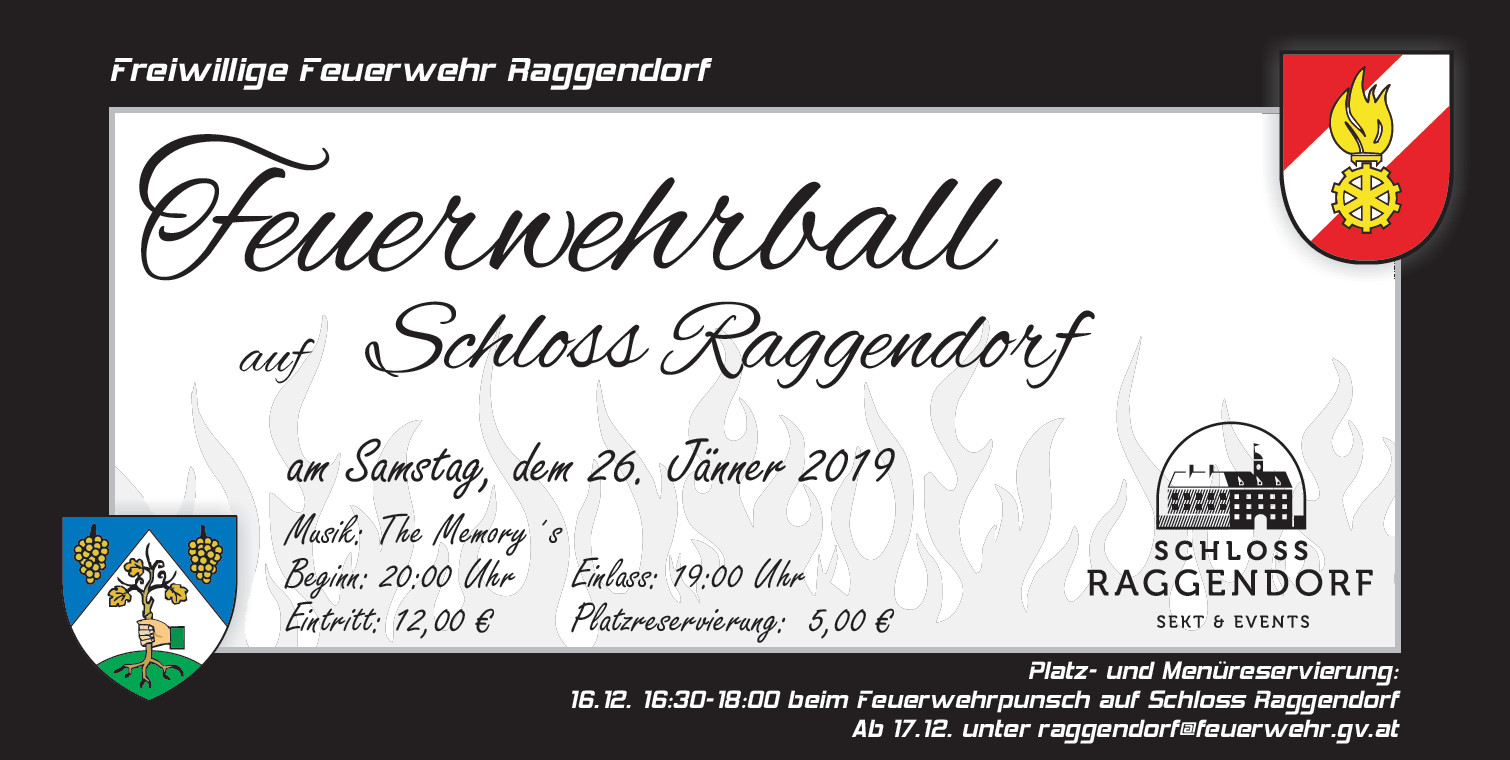 Einladung Ball FF-Raggendorf